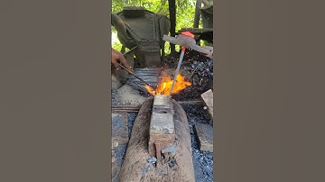 Old Tools Melted Into a New Peraak Complete Forging Tutorial#vairalvideo#youtube #blacksmith