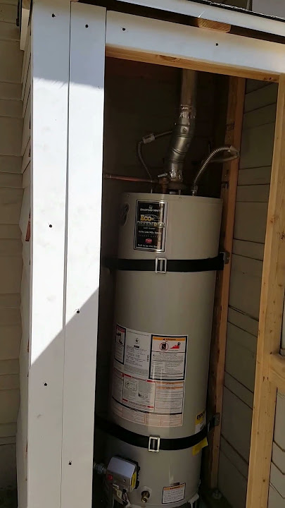 Example of How to Frame Water Heater Platform – Home Building Tips 