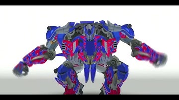 Optimus Prime Vs. Lockdown