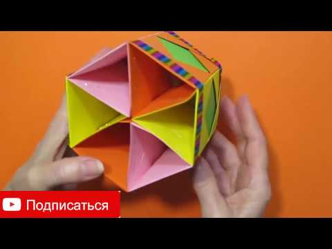 Оригами карандашница своими руками