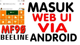 How To Login To The Bolt Mf90 Beeline Web Gui Using Android Without A Pc And Without A Data Cable