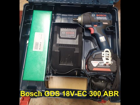 Распаковка и тест гайковерта Bosch GDS 18V EC 300 ABR