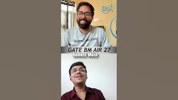 Gate Topper On Role Of Yoga Exercise In His Prepration topper #gateexam #btech  #iit #btech
