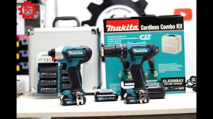 COMBO TALADRO PERCUTOR + ATORNILLADOR INAL 12V MAKITA CLX228