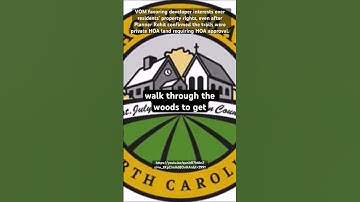 VoM favoring developer interests over residents - admit private HOA land requiring HOA approval #ftf