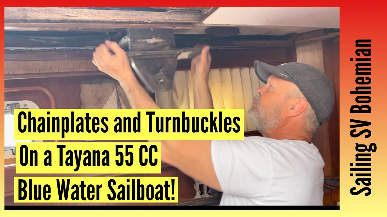 How to fix a LEAKY Chainplate on a Tayana 55 CC Blue Water Sailboat!! Sailing SV Bohemian Ep16