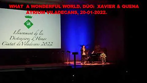 WHAT A WONDERFUL WORLD. DUO.  XAVIER & QUENA.