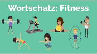 Deutsch lernen: Wortschatz A2, B1, B2, Fitness, Sport, Wortschatztraining, Vokabeln, learn german