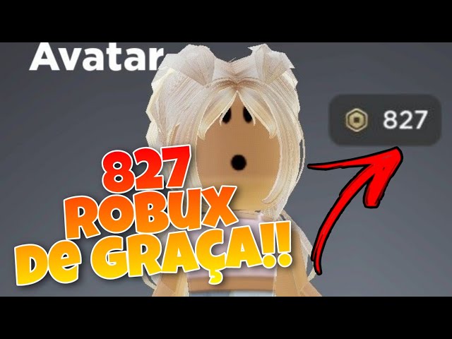 COMO GANHAR 827 ROBUX GRÁTIS HOJE MESMO!!😱 (FUNCIONA!!!!!!) 