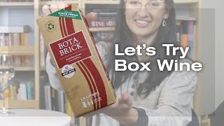 Wine Tasting: Let's Try Box Wine!
