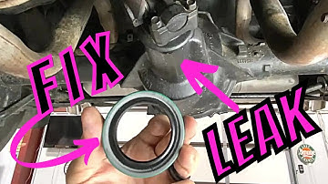 How to Replace a Rear Differential Pinion Seal - GM 10 Bolt 1979 Pontiac Trans Am