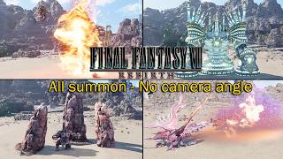 Final Fantasy VII Rebirth - All summons no camera angles