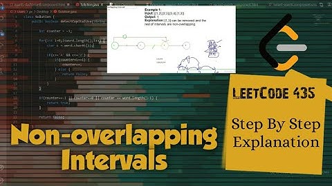 Non-overlapping Intervals LeetCode August Challenge