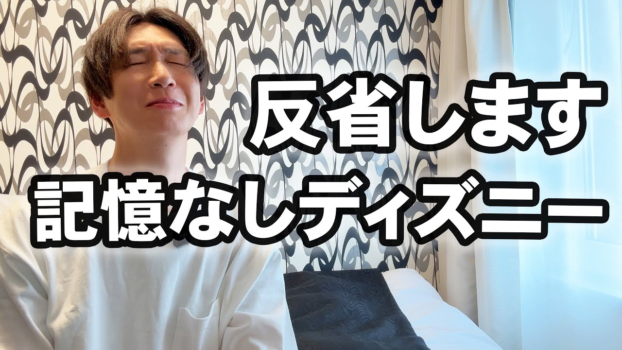 【反省...】記憶がなくなった誕生日の1人ディズニーランド