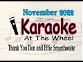 Karaoke November 2022
