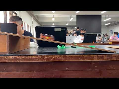 成大電機乙班重力加速度實驗 斜板傾斜10度版本