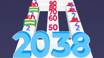 Merge Number Run 3D: Level Up Numbers Math Game android iOS