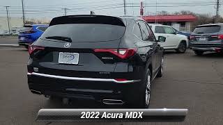 Certified 2022 Acura MDX w/Advance Package, Langhorne, PA 2249095A