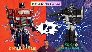 Toy Review : Battle of the KO's - G1 Black Convoy vs G1 Optimus Prime