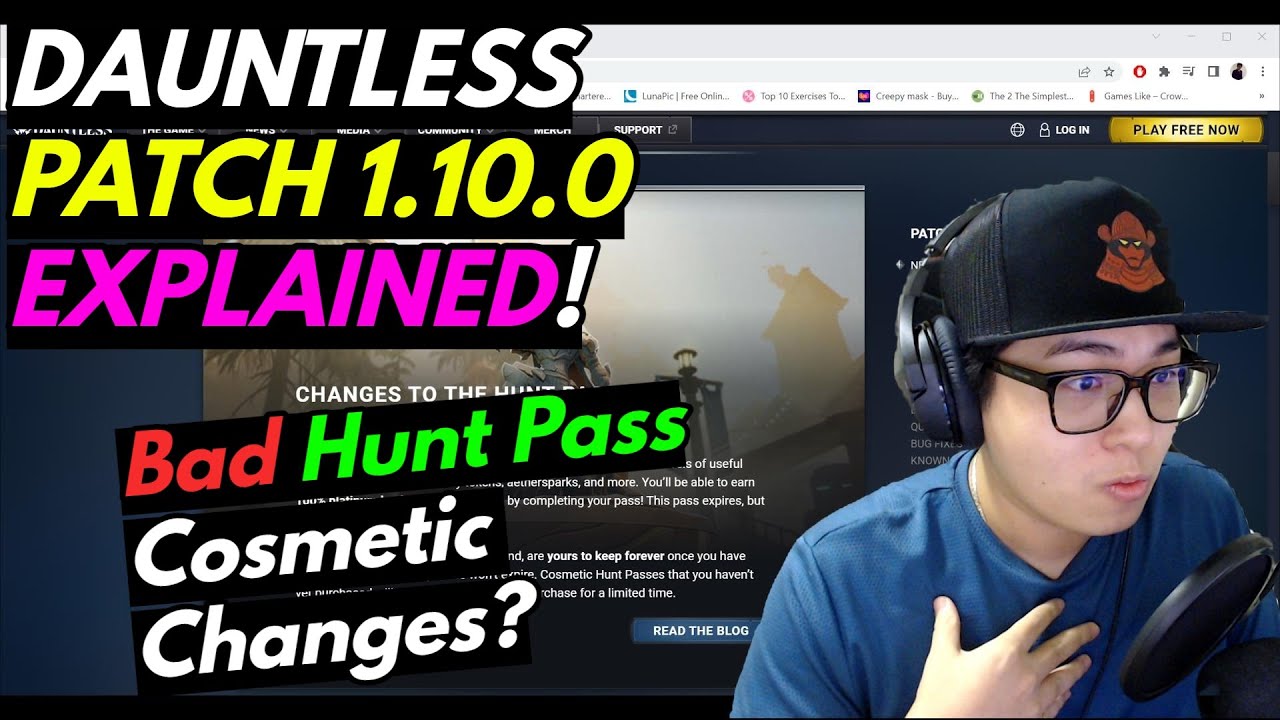 Dauntless Patch 1.10.0. Explained - NO MORE FREE COSMETICS - This could be bad!