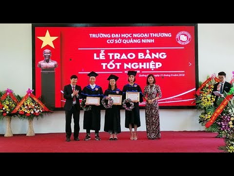 Đại học Ngoại thương cơ sở Quảng Ninh: Khai giảng năm học mới 2018-2019 - youtube