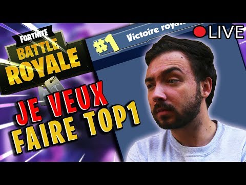 JE COUPE PAS LE LIVE SANS AVOIR FAIT 10 TOP 1 FORTNITE BATTLE ROYALE ! - JE COUPE PAS LE LIVE SANS AVOIR FAIT 10 TOP 1 FORTNITE BATTLE ROYALE !