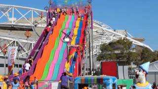 Giant slide Sydney Easter Show April 2014