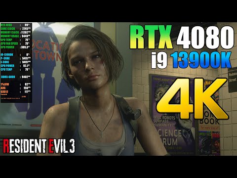 Resident Evil 3 Remake : RTX 4080 + i9 13900K ( 4K Maximum Settings / RTX ON )