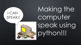 Make Python Talk! Simple Code to Make Your Computer Speak Profile