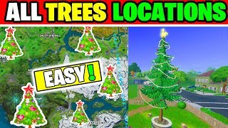 DANCE AT HOLIDAY TREES - ALL HOLIDAY TREES LOCATIONS Fortnite