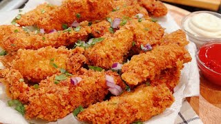 Crispy chicken tikka 😋كرسبي تشيكن تكا لذيذ اوووي من مطبخ مروة الشافعي