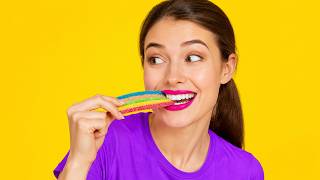 HOW TO SNEAK FOOD! || Sneak Snack Into Class, Gym And Movie with 123 Go! GOLD