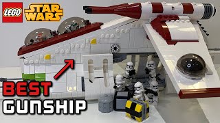 Is this the BEST custom LEGO Republic gunship available? M5 builds custom LEGO gunship review