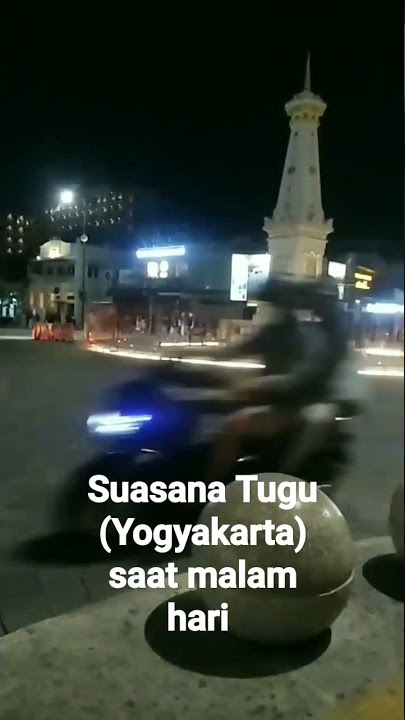 story wa suasana TUGU (yogyakarta) saat malam hari // #shorts