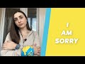 How to say "I am sorry" in Ukrainian language