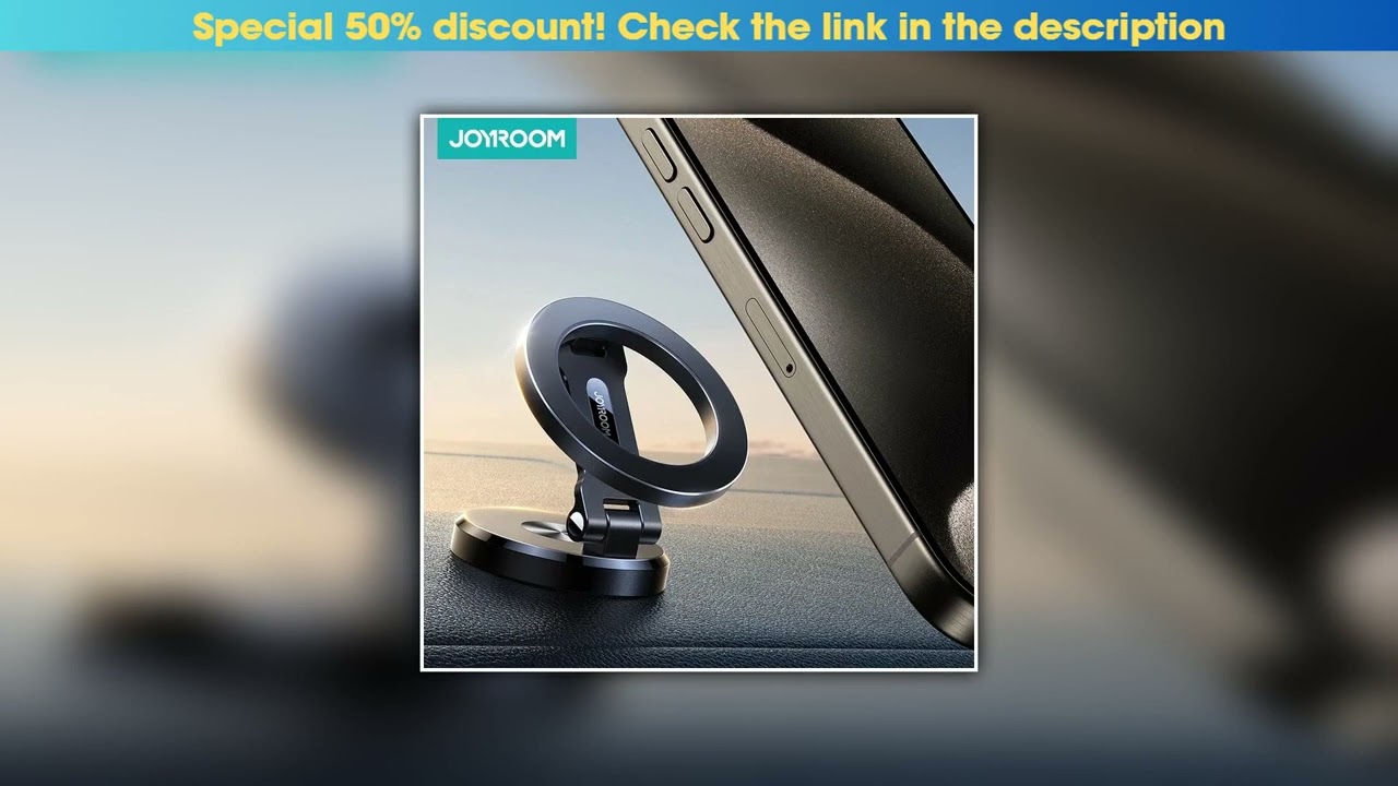 Best Seller Joyroom Magnetic Car Phone Holder Mount Foldable Universal Strong Phone Mount For Car F