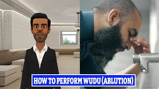 How to perform wudu(ablution) step by step / how to do wudu - how to perform wudu ablution