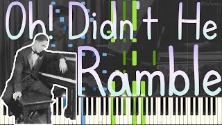 Watch Jelly Roll Morton Oh Didnt He Ramble video