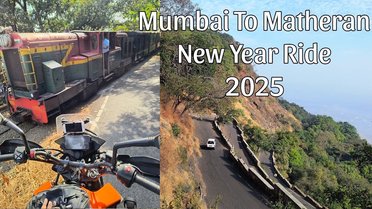Mumbai To Matheran | New Year Bike Ride 2025 | Sunday Breakfast Ride | Matheran Hill Station | KTM