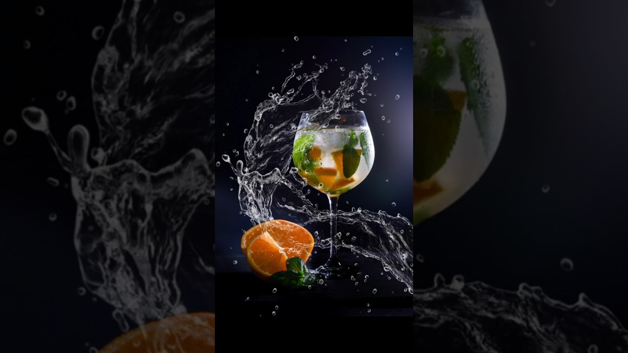 Remove background from water splash.  