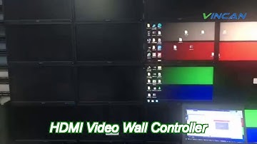 16 In 16 Out Matrix Hdmi Video Wall Controller With Hdbaset Port 2X2 3X3 Hdmi