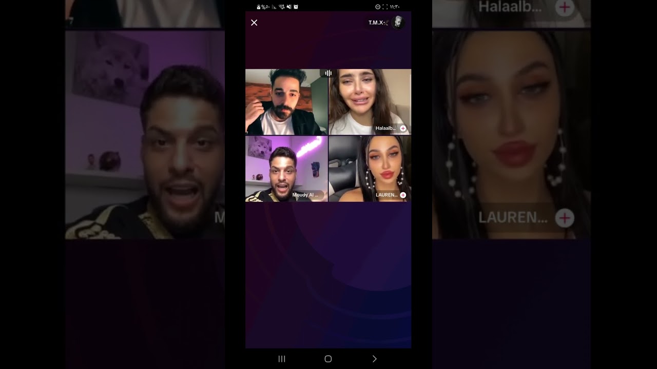 بث لايف تيك توك طارق TMX و مودي العربي مع هلا البوشي لايف نار💥