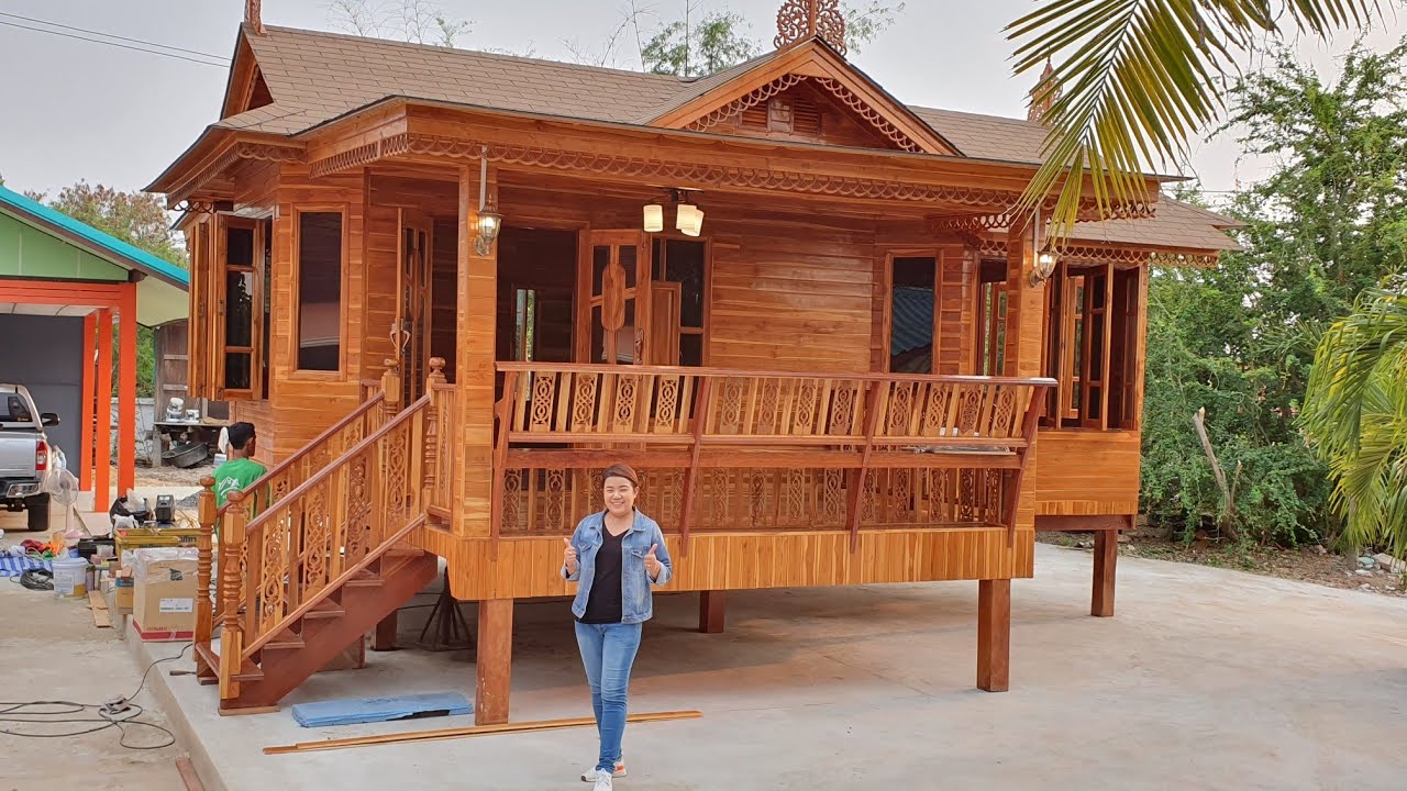 เรือนกรรณิการ์แบบต่อเติมในแบบหลังคาซิงเกิ้ลรูฟ