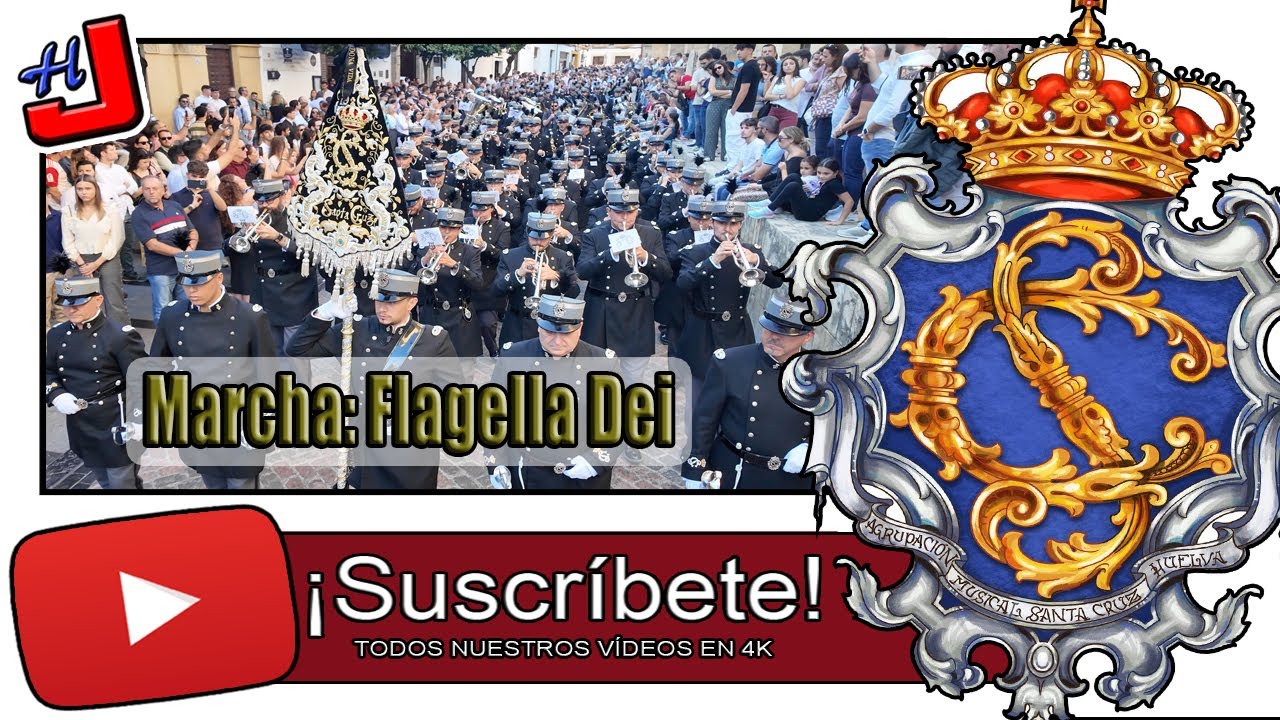 🎼 Marcha: FLAGELLA DEI 🎺 AM Santa Cruz Huelva 🥁 CÓRDOBA ⚜️ 4K 📹