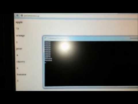 rfid id20la + mysql + python + php + arduino