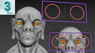 Test eyes Rig in 3ds Max