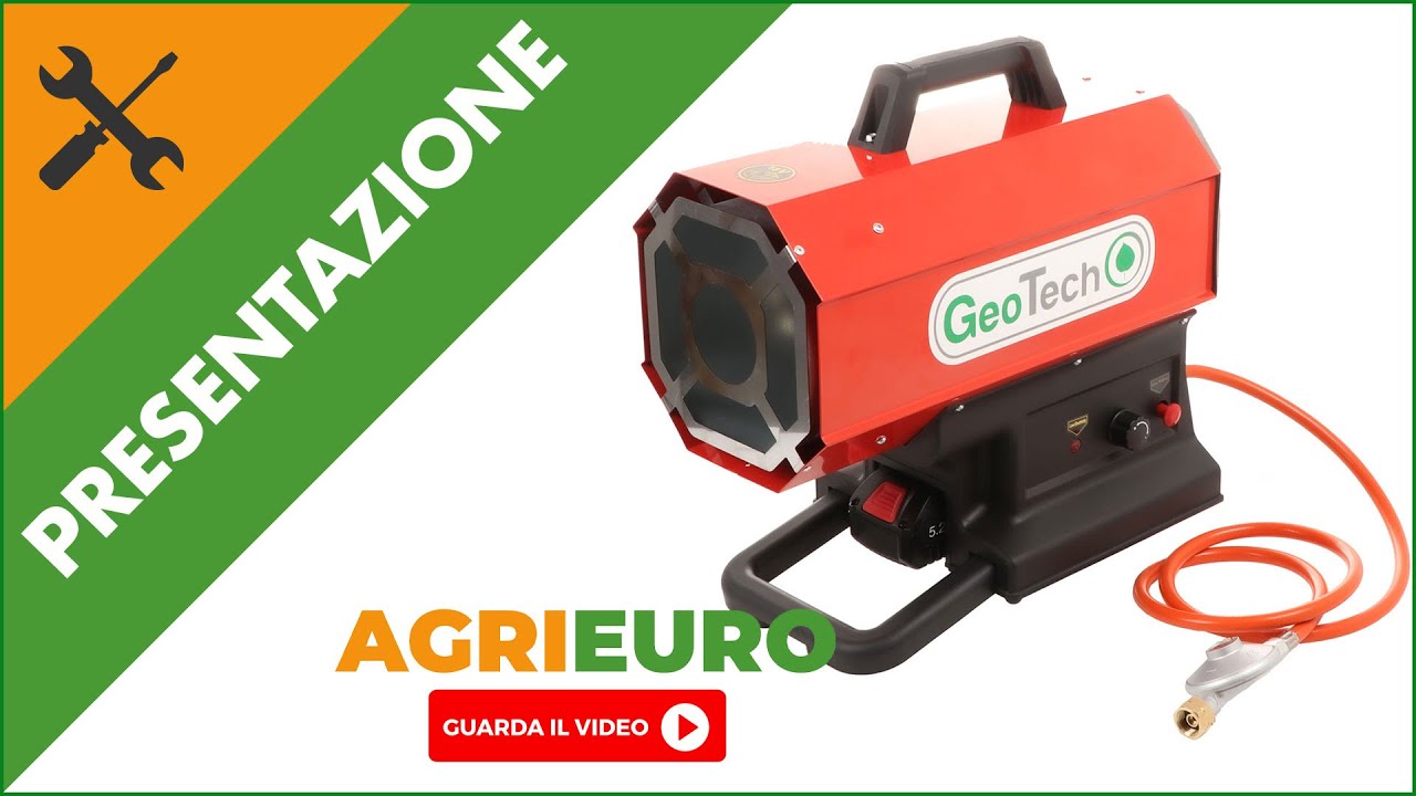 Generatore di aria calda a gas Geotech BGH 2000 I: presentazione del prodotto fino a 20 KW