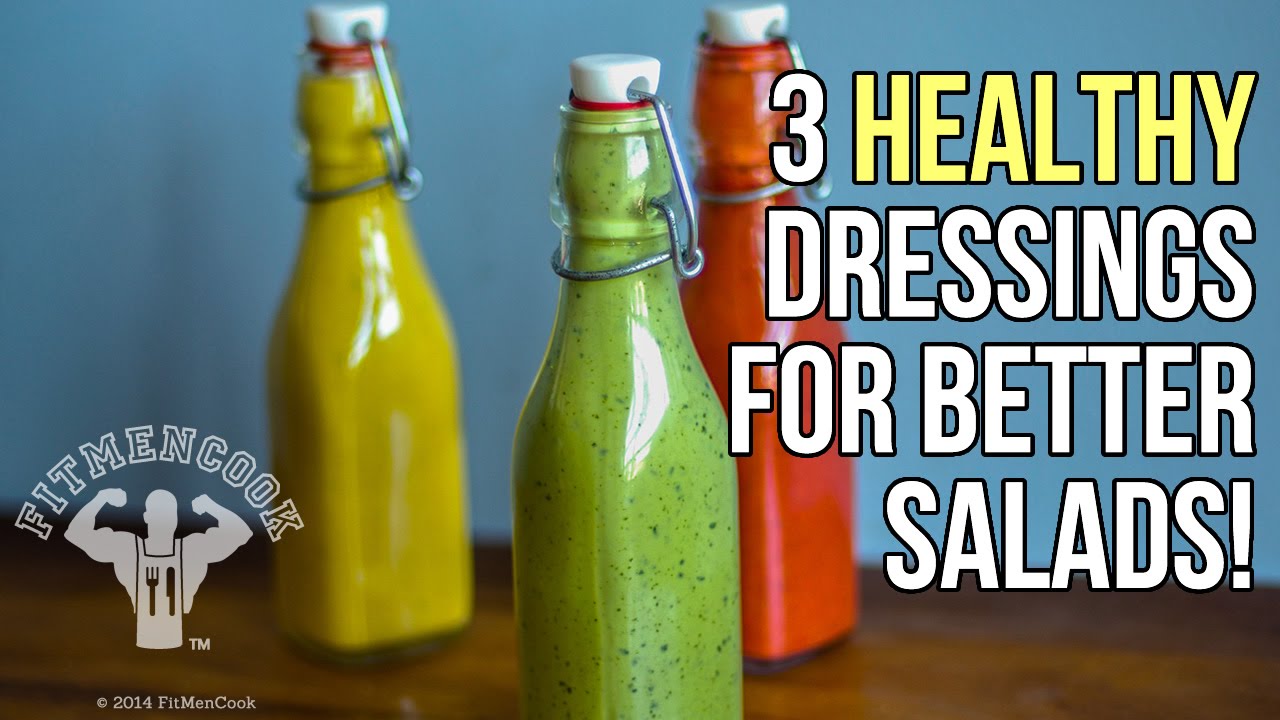 3 Healthy Homemade Dressings to Make Your Salad Pop / 3 Aderezos