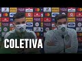 COLETIVA | VICTOR LUIS E ABEL FERREIRA | PALMEIRAS 5 X 0 DEL VALLE | CONMEBOL LIBERTADORES