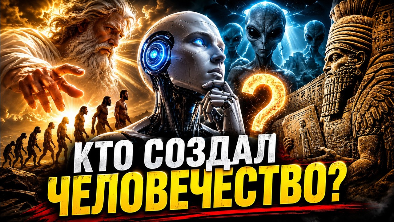 Искусственный интеллект проанализировал КТО СОЗДАЛ ЛЮДЕЙ ? | Бог или Высшая раса ?